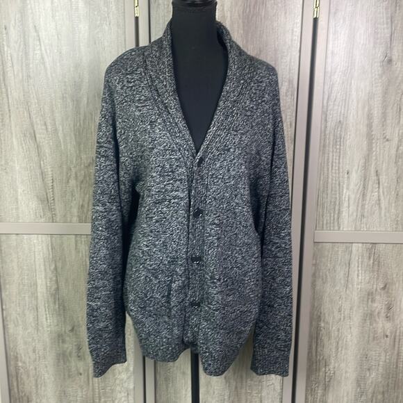Bonobos button down shawl collar cashmere blend grandpa cardigan men's XL - Picture 1 of 12